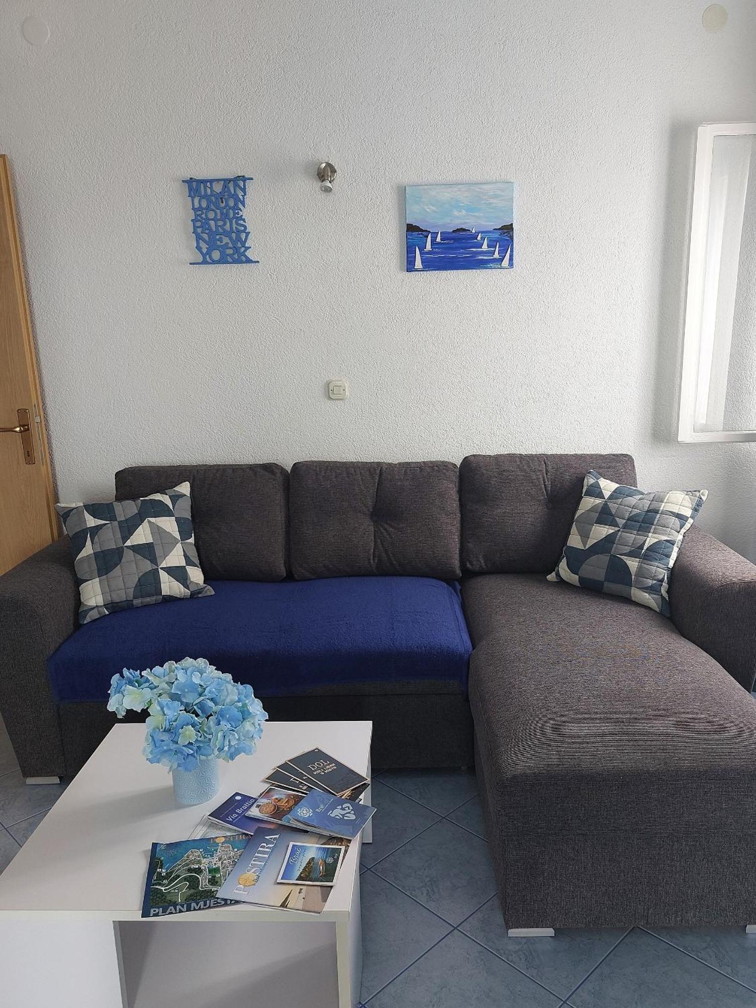 Apartments With A Parking Space Postira, Brac - 2911 Rum bild